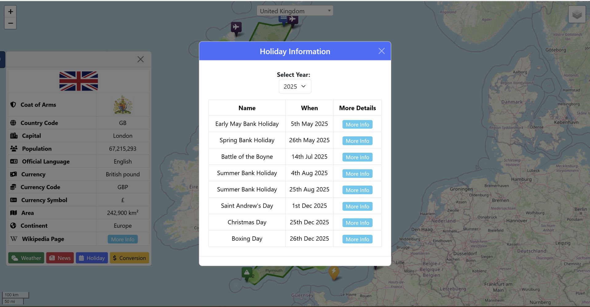 The Gazetteer Screenshot 4