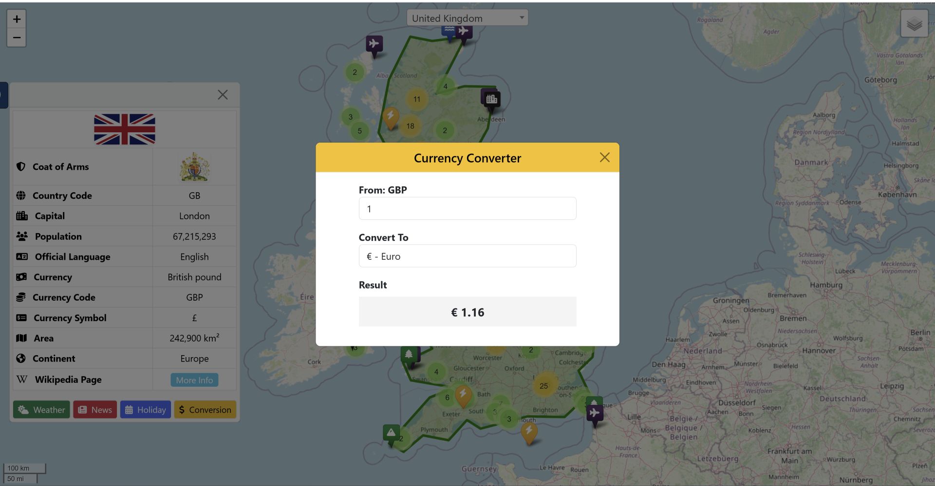 The Gazetteer Screenshot 5